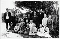 Foto #0016 Okänd skolklass.