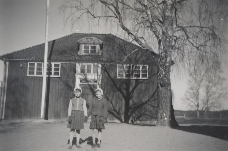 Fil:Östergötland-Åsbo-Åsbo Skola, Gymnastiksalen runt 1950.jpg