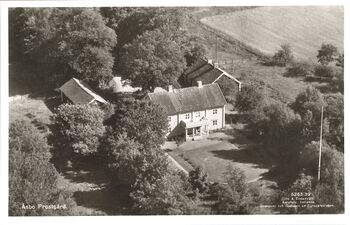 Åsbo prostgård, flygfoto 1939