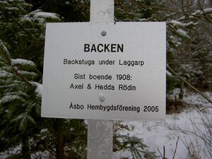 Östergötland-Åsbo-Backen (Laggarp) torpmärkning.jpg