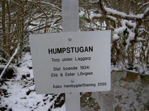 Östergötland-Åsbo-Humpstugan (Laggarp) torpmärkning.jpg