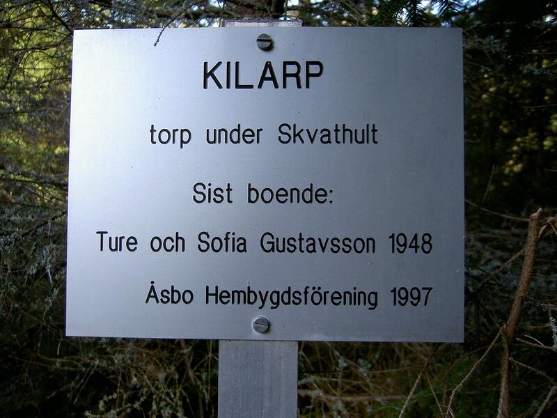 Fil:Östergötland-Åsbo-Kilarp (Skvathult) torpmärkning.jpg