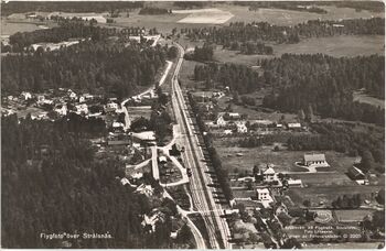 Strålsnäs, flygfoto 1939