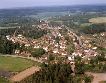 Strålsnäs, flygfoto 1978