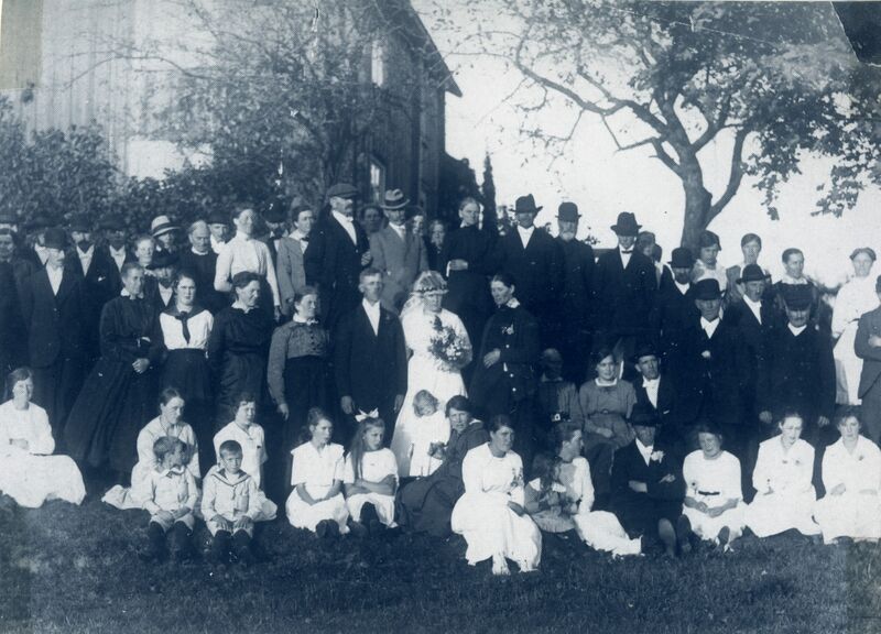 Fil:Dalsland-Ånimskog-Äskekärr-Bröllop-1919-Karl Pontus Johansson.jpg