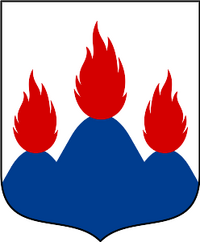 Västmanlands Vapen (Av Av Leonid 2 - Eget arbete, CC BY-SA 3.0, https://commons.wikimedia.org/w/index.php?curid=29899169